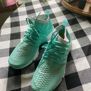 Teal Nike Athletic Shoes